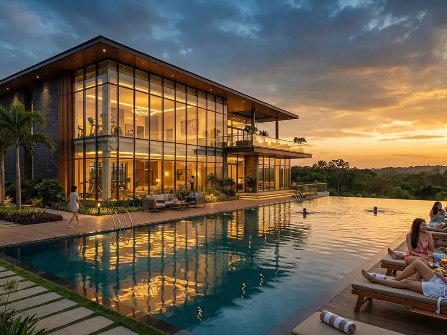 Sobha Hennur concept clubhouse