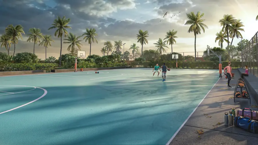 Sobha Hennur concept dedicated sports facilities